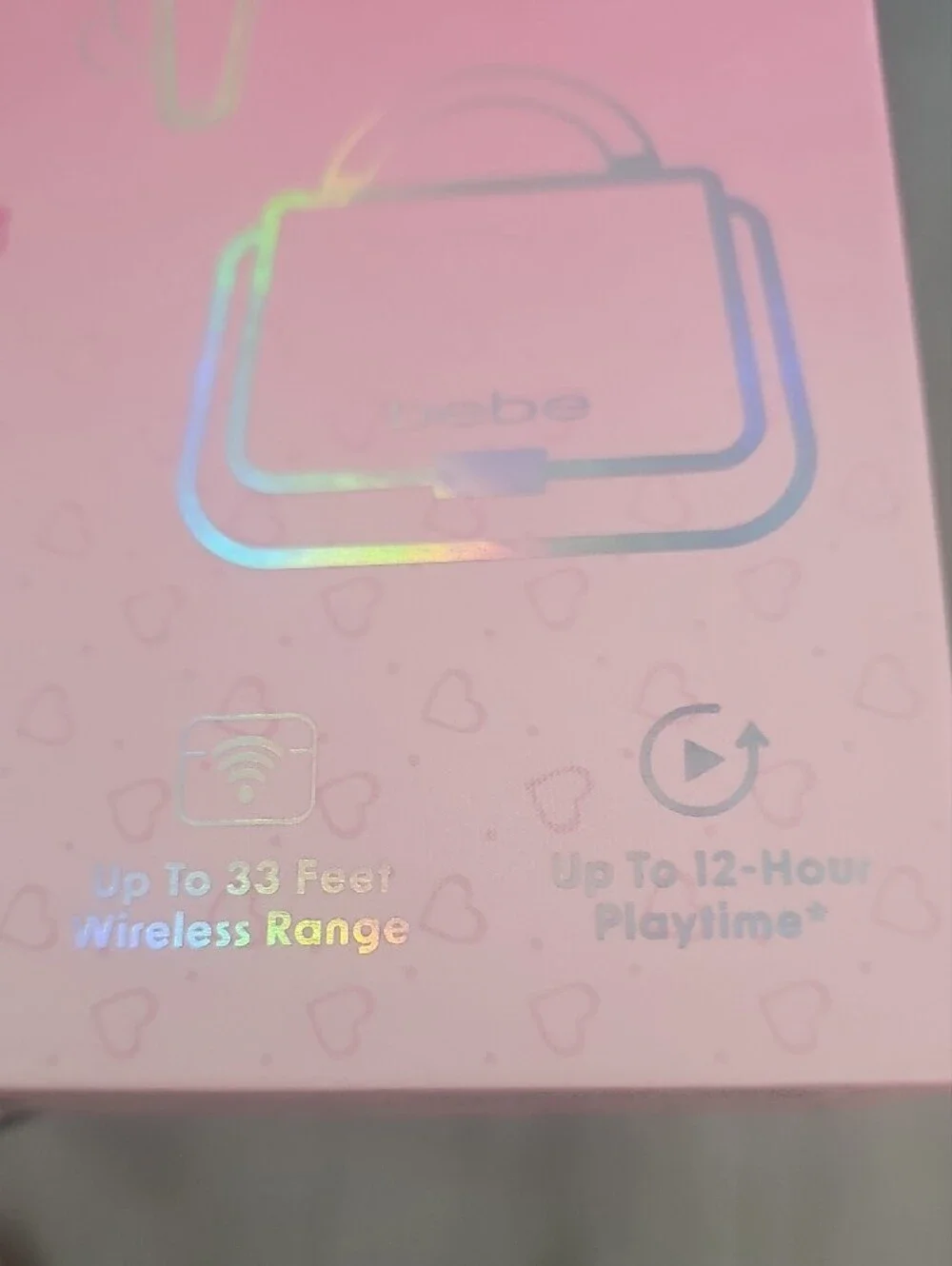 bebe Pink Purse-Shaped Wireless Earbuds with Charging Case